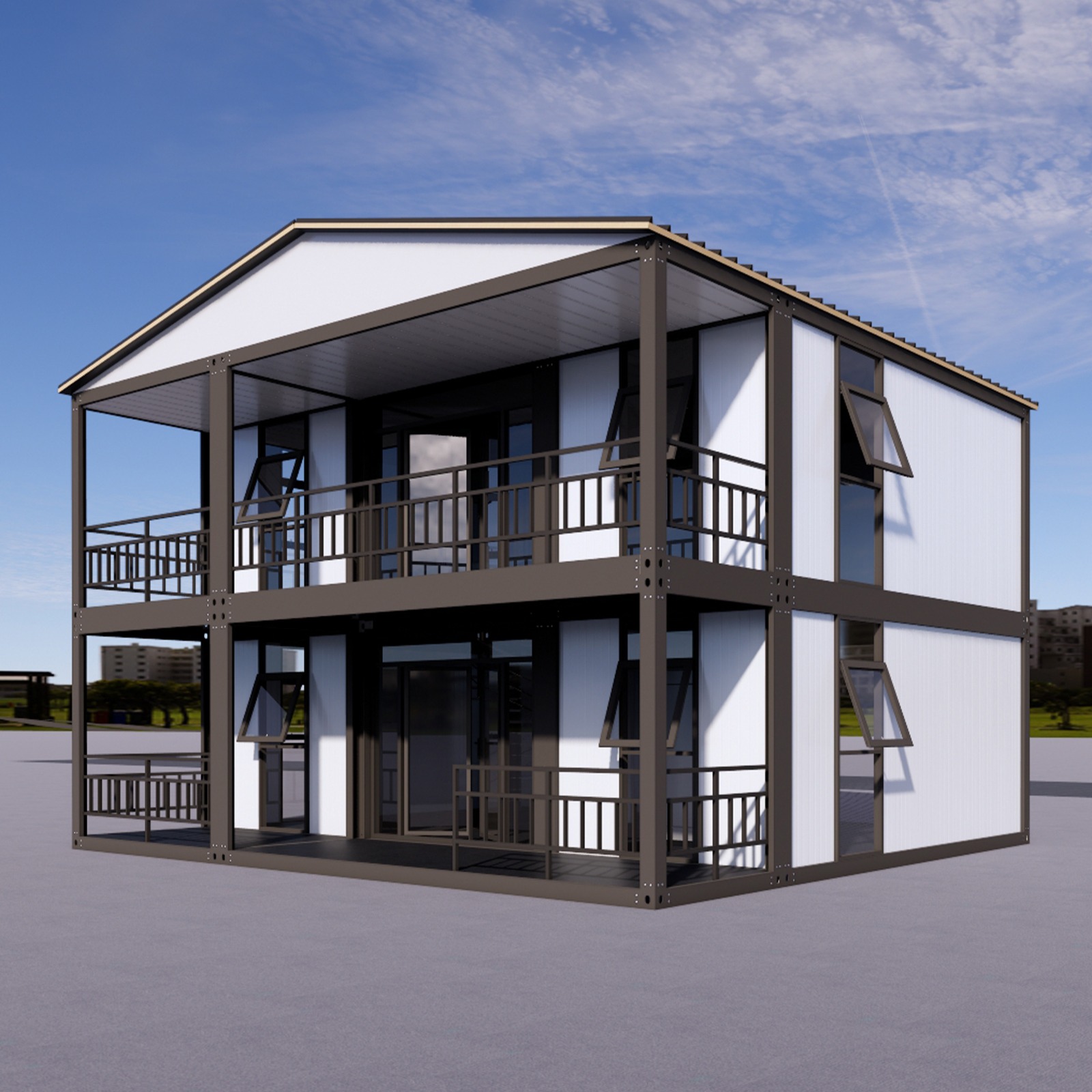 20FT Double Storey Container House – 882 SQFT Starting Price: USD 85,000 - Image 3
