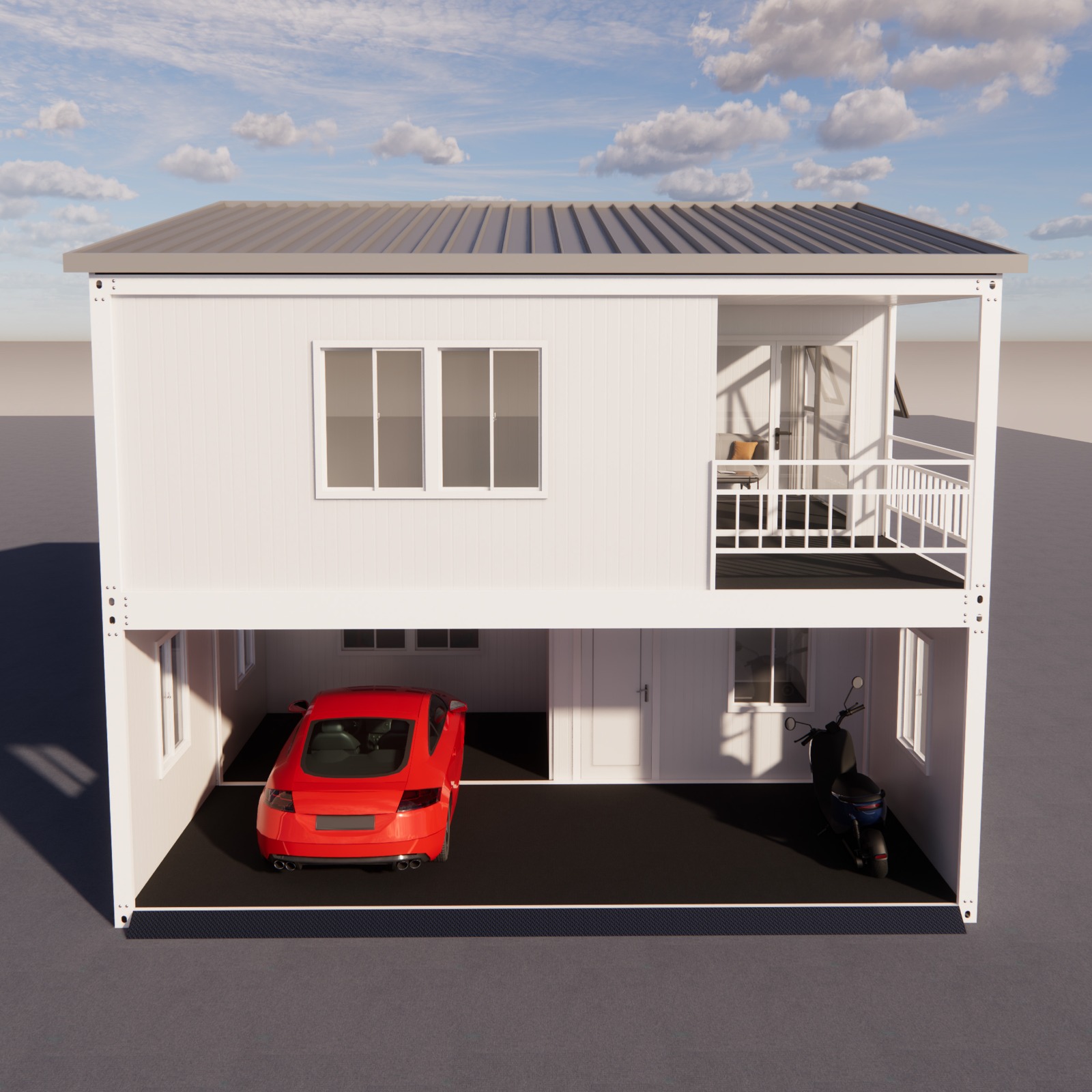 20FT Double Storey Container House – 800 SQFT Starting Price: USD 75,000 - Image 3