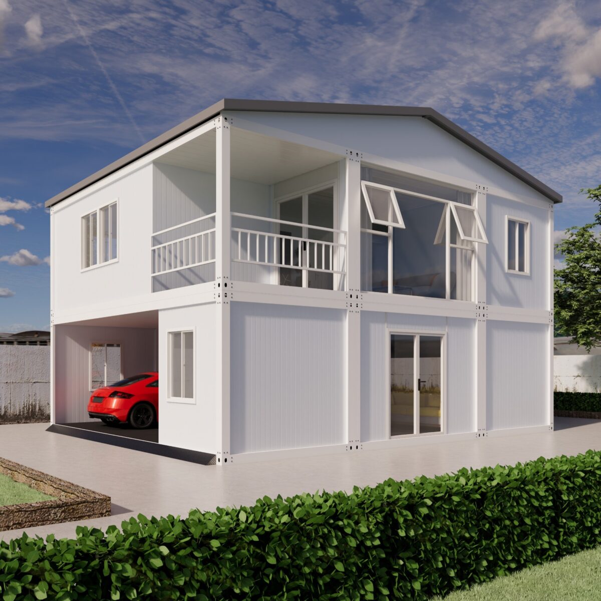 20FT Double Storey Container House-11