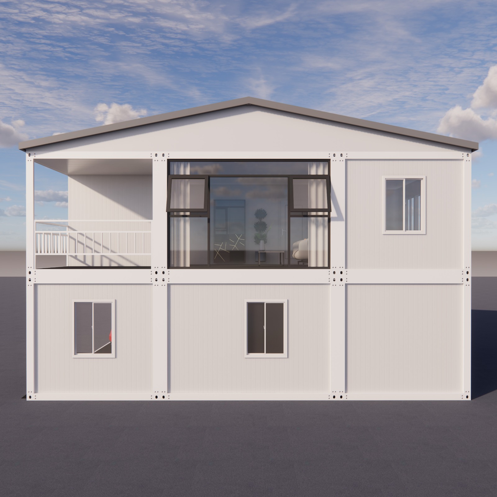 20FT Double Storey Container House-13