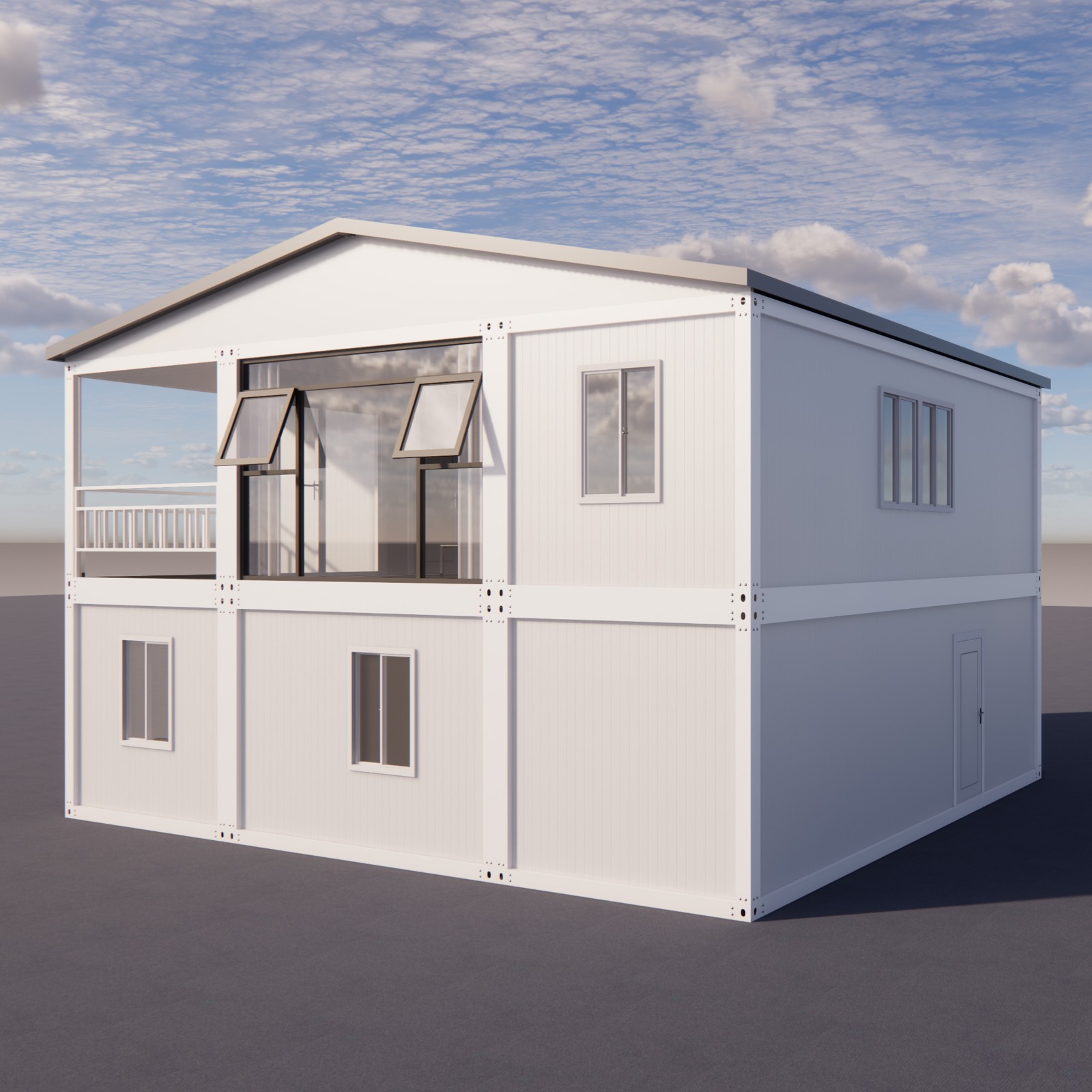 20FT Double Storey Container House-15